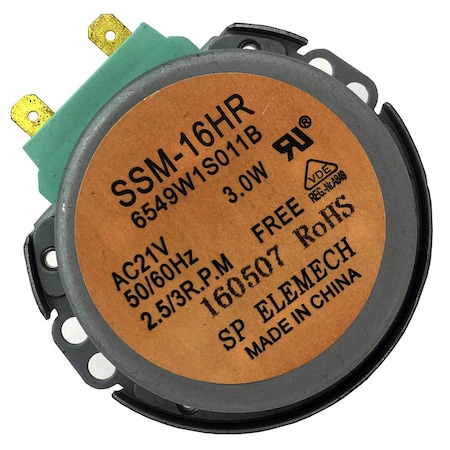 Lg 6549W1S011B LG Microwave Oven Synchronous Turntable Motor 6549W1S011B